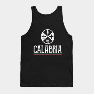 Love Calabria Flag Calabrese Pride Tank Top